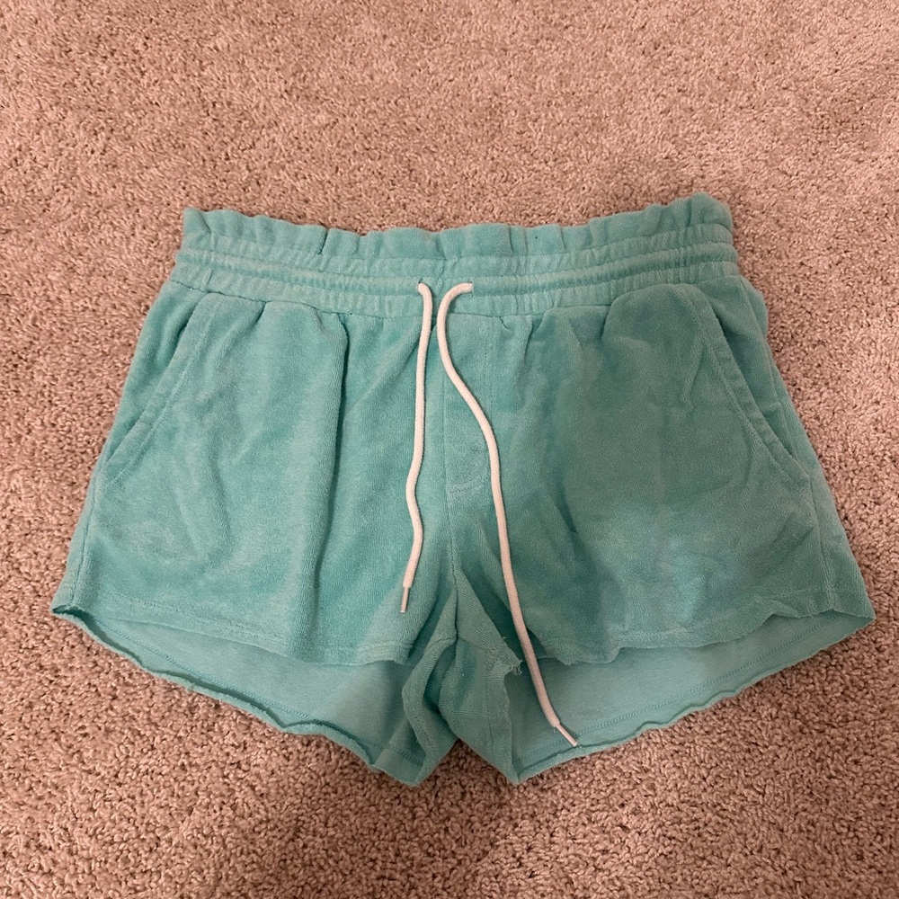 Beach Riot Blue Shorts Elastic Waistband